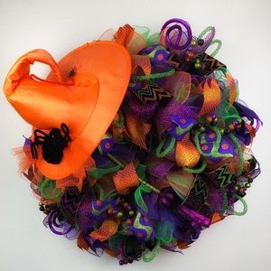 Halloween Wreath/Witch Hat Wreath